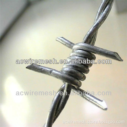galvanized steel straight barbed wire